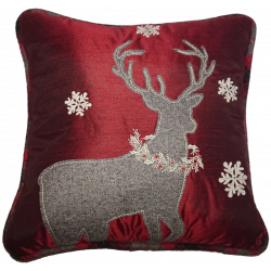 Christmas Deer Pillow 13"*5.5"