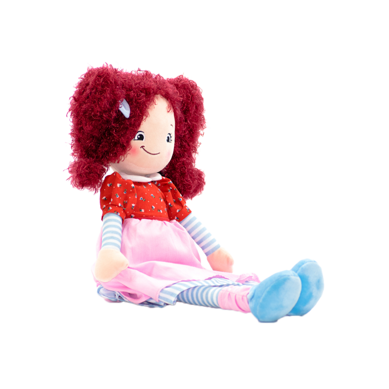 Raspberry Rag Doll 22"